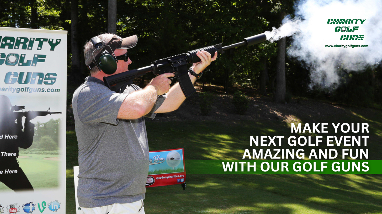 Our Launchers - Charity Golf Guns